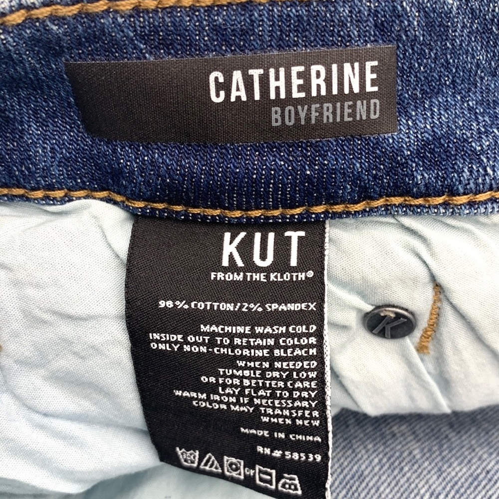 Kut From The Kloth Catherine Boyfriend Jeans Size 22W - Picture 11 of 16